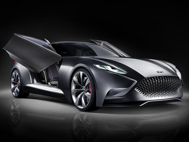 Hyundai HND-9 coupe concept from 2013. Picture: Supplied.