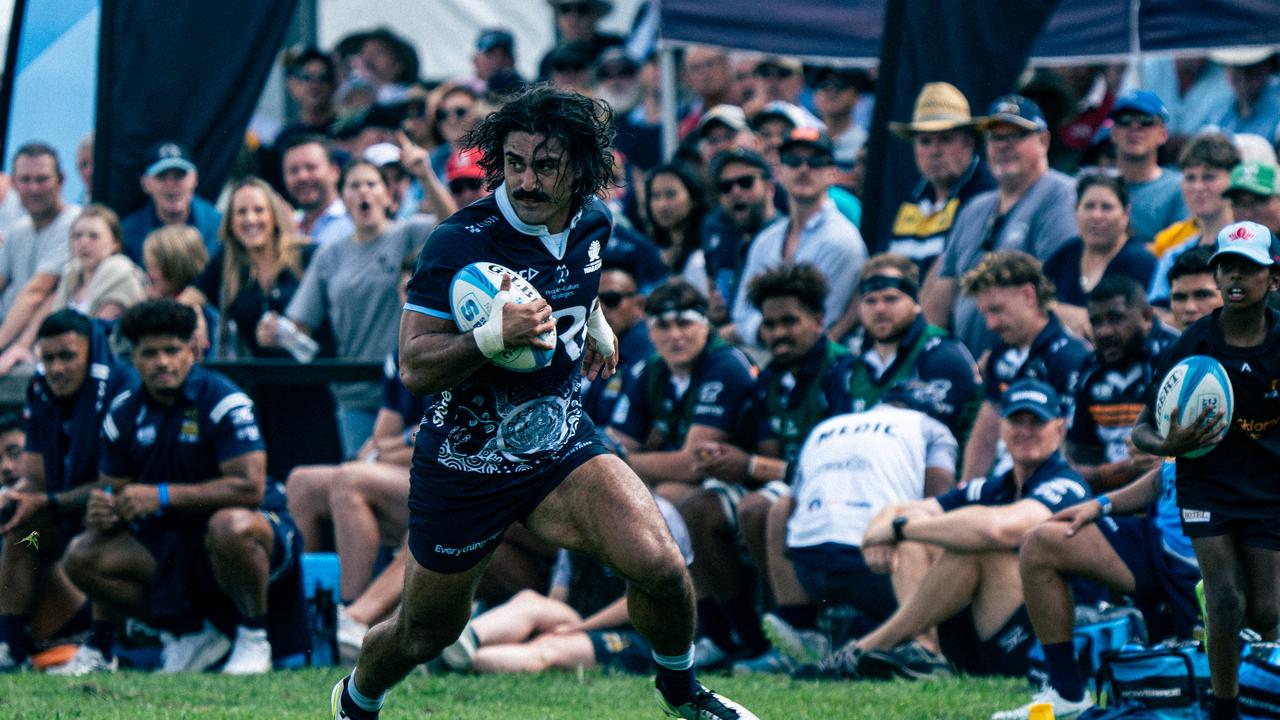 Fans turned out in numbers for the Waratahs v Brumbies trial. Picture: Waratahs Media