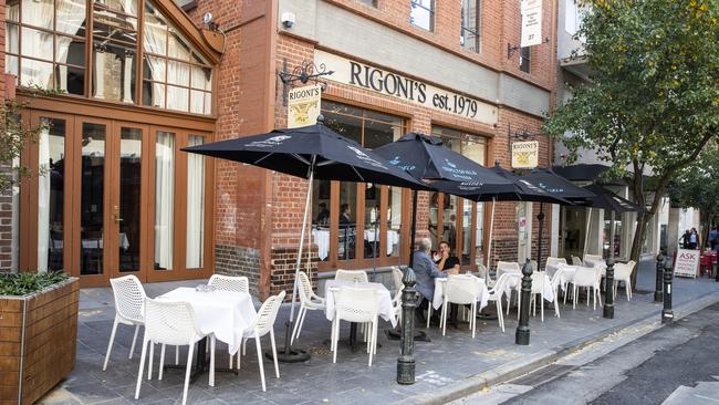 Rigoni’s, on Leigh St, has gone into administration. Picture: Simon Cross 