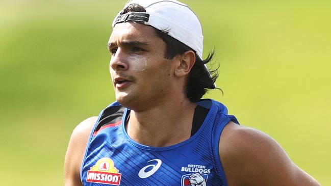 Jamarra Ugle-Hagan is still a work in progress as he enters his second AFL season. Picture: Getty Images