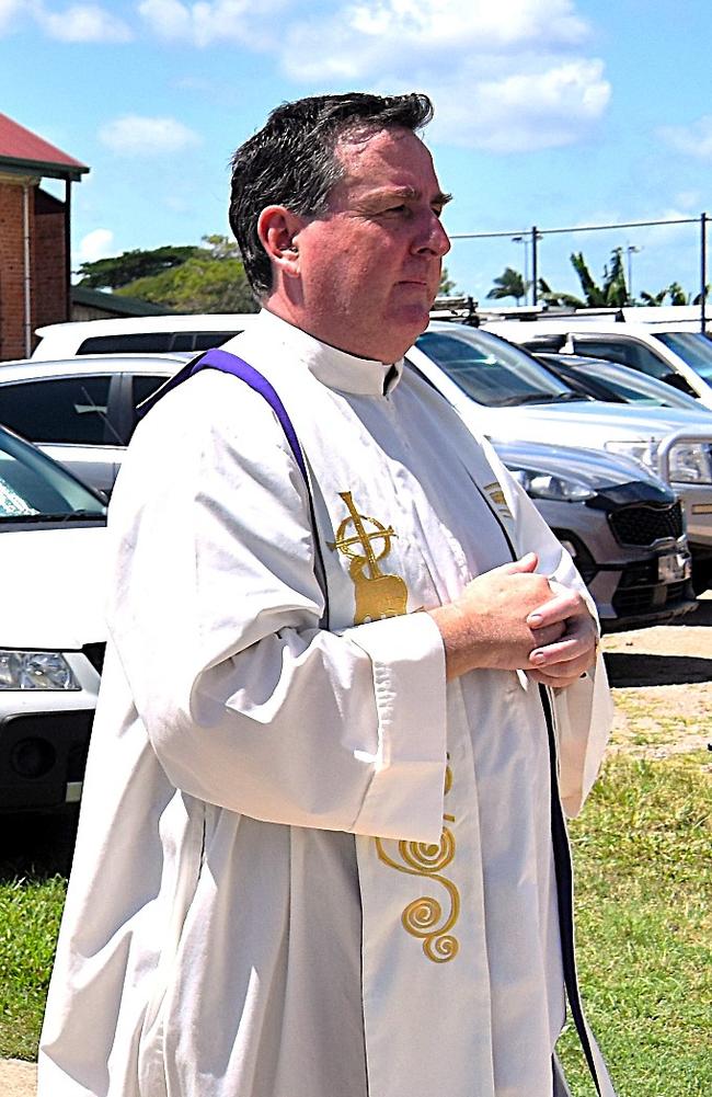 Father Damien McGrath a highly respected former parish priest for Ingham, is currently listed by the Catholic Diocese of Townsville as parish priest of St Brigid's Parish, Stuart and Wulguru, and as a member of the College of Consultors. Picture: Cameron Bates