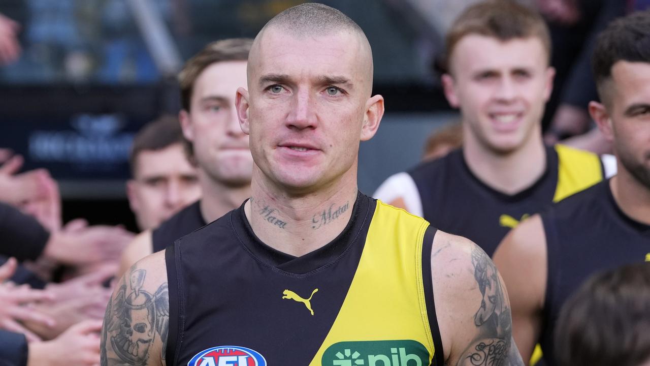Dustin Martin’s future has once again been questioned. Photo by Daniel Pockett/Getty Images
