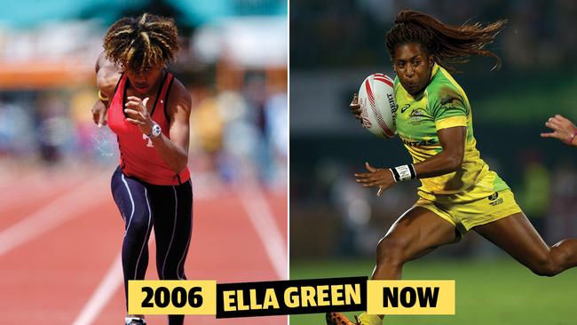 Ella Green is a sprinter who found a new home in rugby.