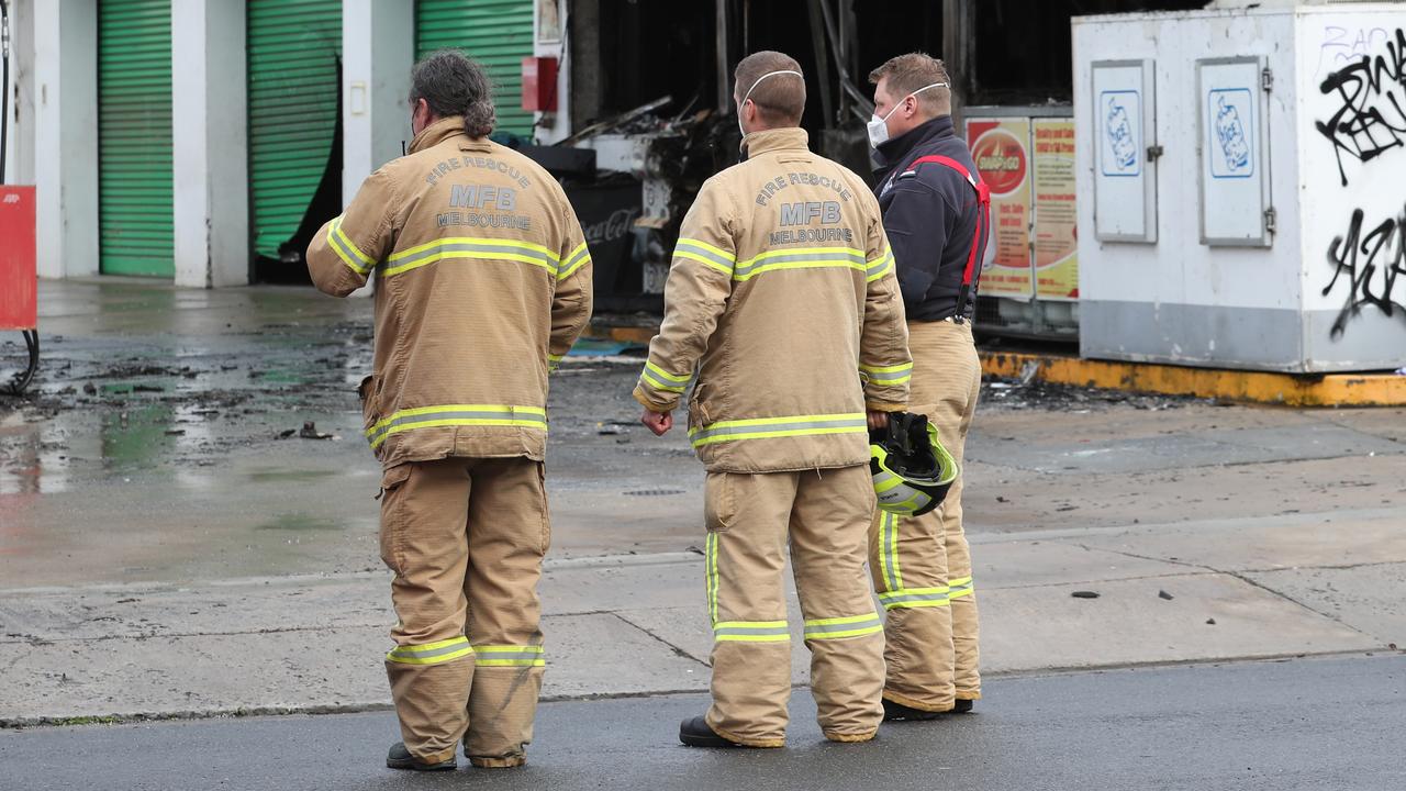 Firefighters attended three separate fires in Leichardt on Sunday afternoon. Picture: NCA NewsWire / David Crosling