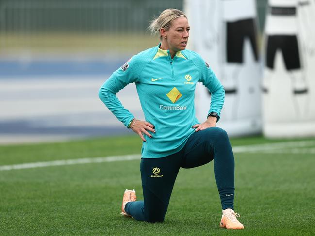 Alanna Kennedy is preparing for the Matildas’ battle with Ireland. Picture: Chris Hyde/Getty Images