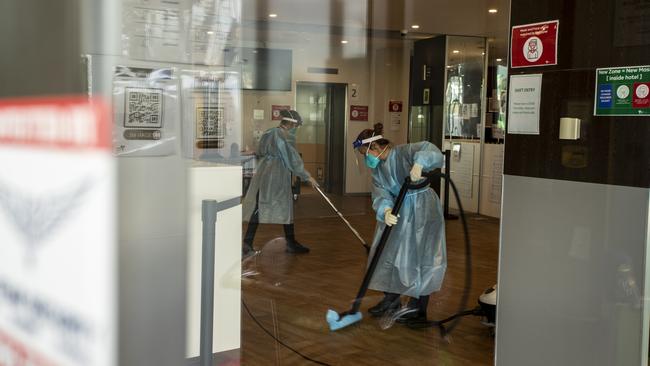 The failure by the Andrews government to provide proper infection controls in hotel quarantine saw Greater Melbourne subject to 263 days of lockdowns. Picture: Getty Images