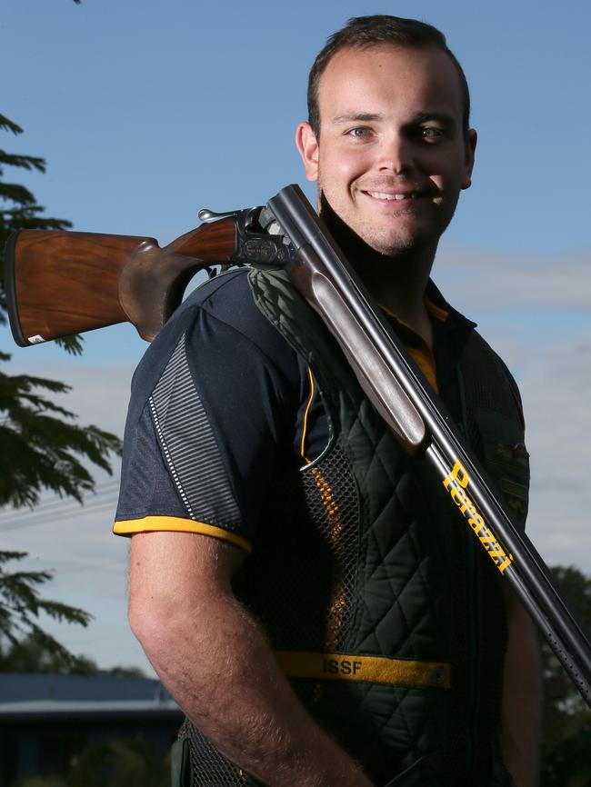 Skeet shooter Paul Adams. Picture: Chris Higgins