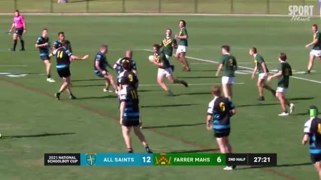 NRL Schoolboy Cup: All Saints College v Farrer MAHS Highlights