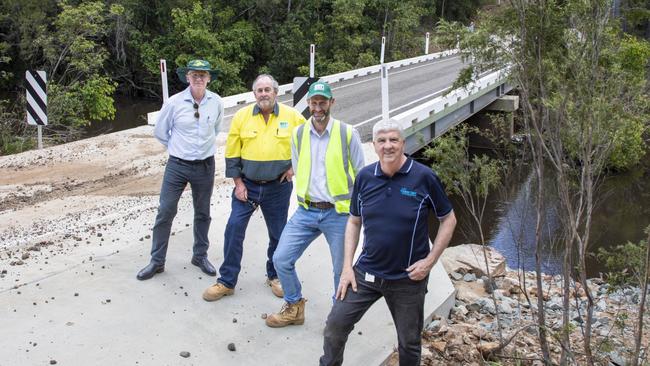 Travel times to reach the coast have been cut for Bauple and Tiaro residents following a successful project involving HQPlantations and the Fraser Coast Regional Council to reopen the Golden Gate Bridge in Tahiti Road.