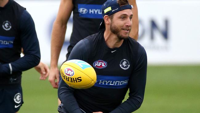 Dale Thomas by all reports had a good pre-season but his form on Thursday night was worrying. Picture: George Salpigtidis