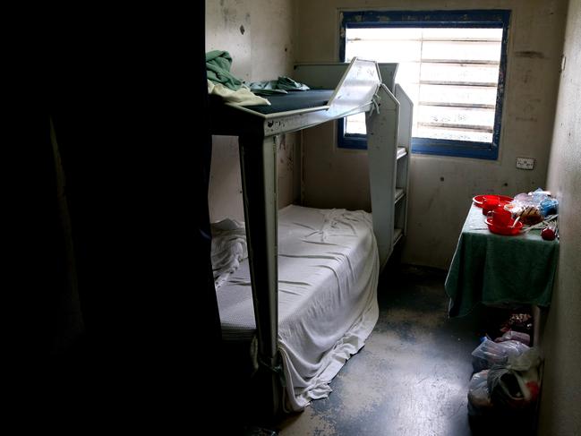 A two-out cell in Darcy 2 compound in D Block. Picture: Adam Taylor