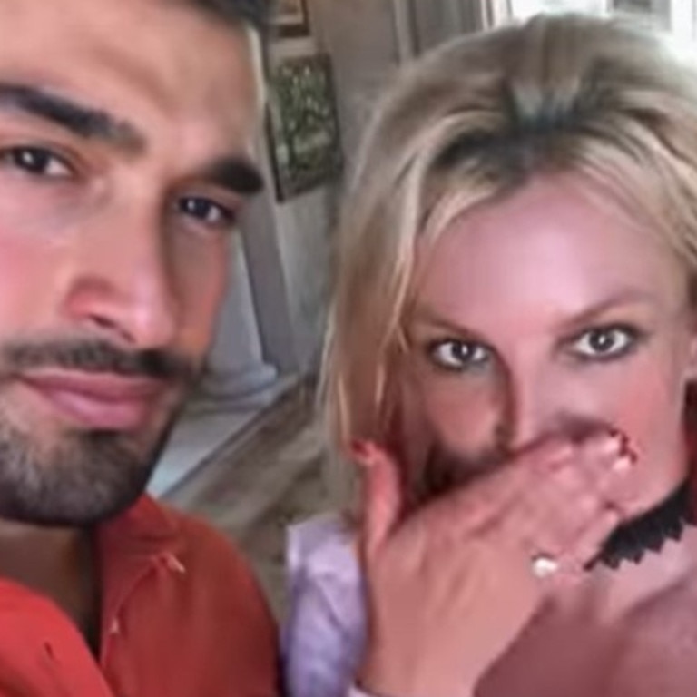 Britney Spears after her engagement to Sam Asghari. Picture: britneyspears/Instagram