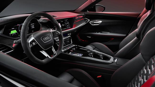 The e-tron GT upholds Audi’s reputation for top-class interiors.