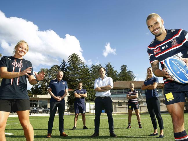 Not even coronavirus can keep the boys and girls at Easts down. Photo: John Appleyard.