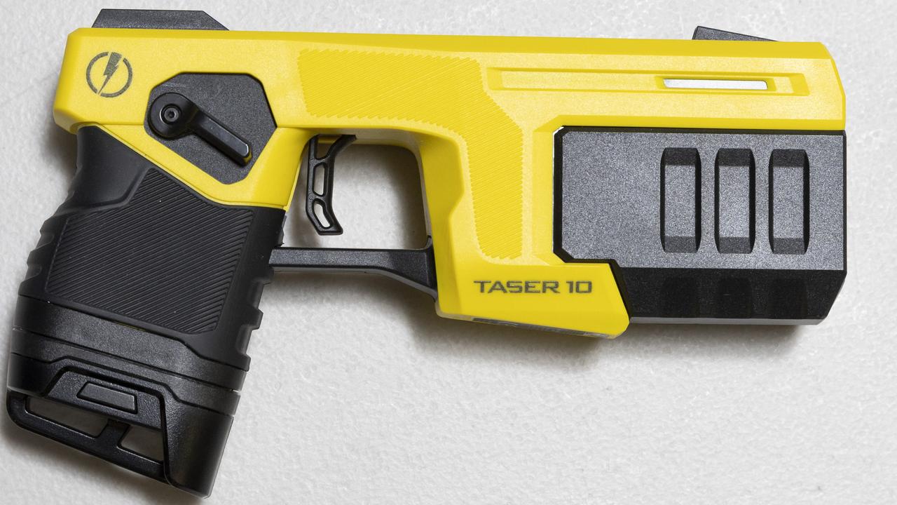 Image of a Taser 10 as used by Queensland Police Service officers.