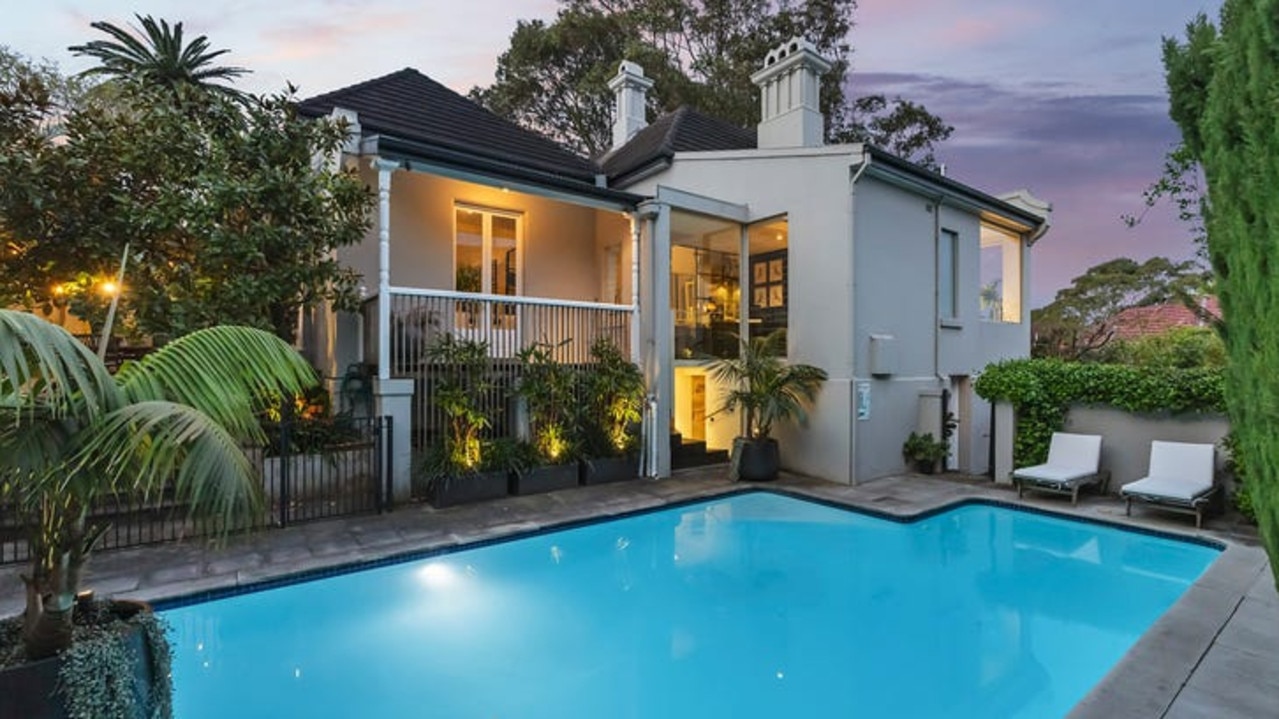 The pool at the Randwick home.