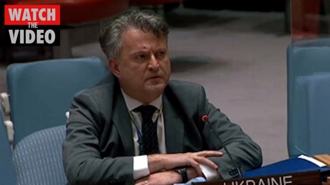 Ukraine’s UN ambassador blasts Russia at emergency meeting | news.com ...