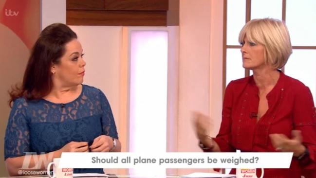 Lisa Riley has gone from a size 30 to a size 14. Picture: Loose Women