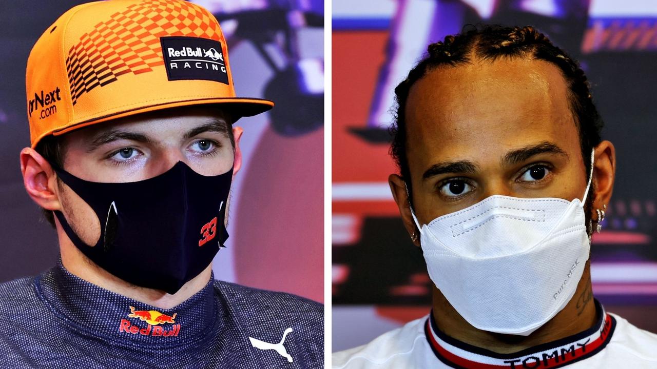 Verstappen and Hamilton are neck-and-neck at the top of the drivers' championship.