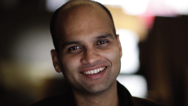 In his novel Amnesty, author Aravind Adiga chronicles the life of a dispossessed cleaner ekking out his existence in Sydney. Picture: Fernando Morales