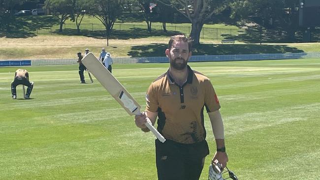 Sydney cricketer Ryan Felsch at Drummoyne Oval. Pic: Supplied