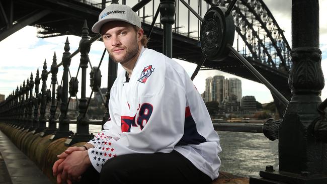 Nathan Walker loves being on ice. (Richard Dobson)