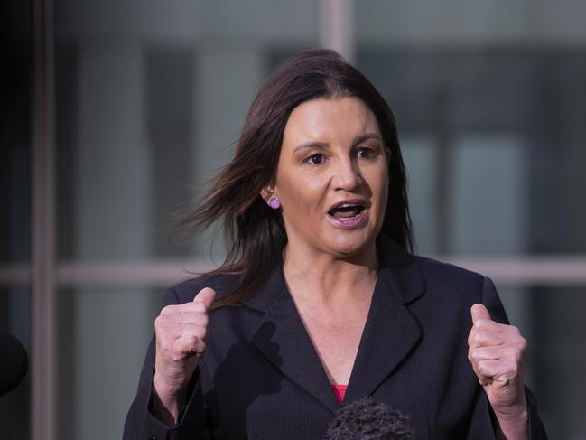 CANBERRA, AUSTRALIA-NCA NewsWire Photos DECEMBER 8 2020.Senator Jacqui Lambie talking about the Brereton Report in Parliament House, Canberra.Picture: NCA NewsWire / Gary Ramage