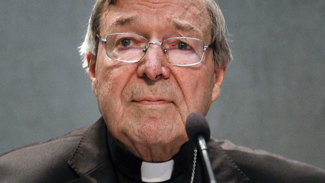 Cardinal George Pell will face Melbourne Magistrates Court today. Picture: Gregorio Borgia/AP