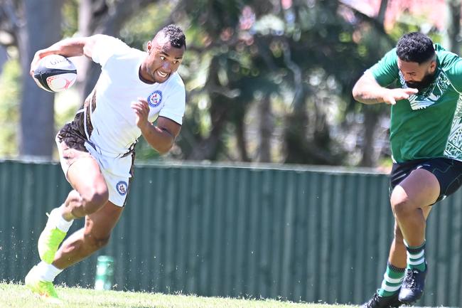 Fiji rugby 7's in Brisbane. Saturday October 6, 2024. Picture, John Gass