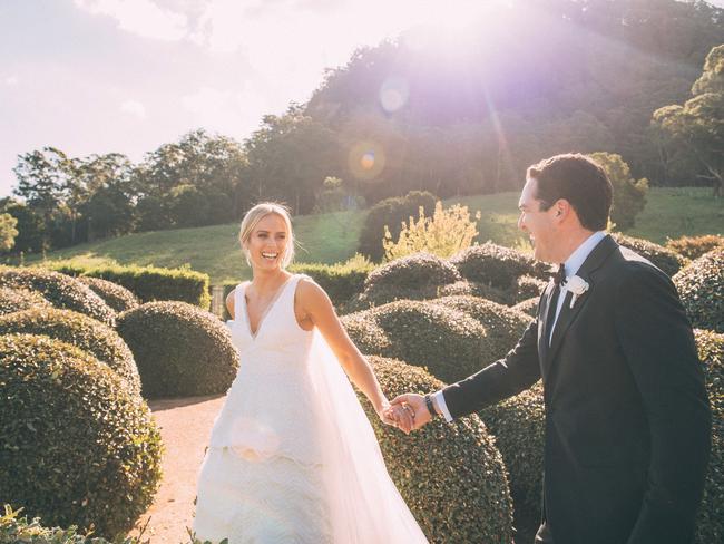 The wedding of TODAY news presenter, Sylvia Jeffreys to 60 Minutes reporter, Peter Stefanovic.