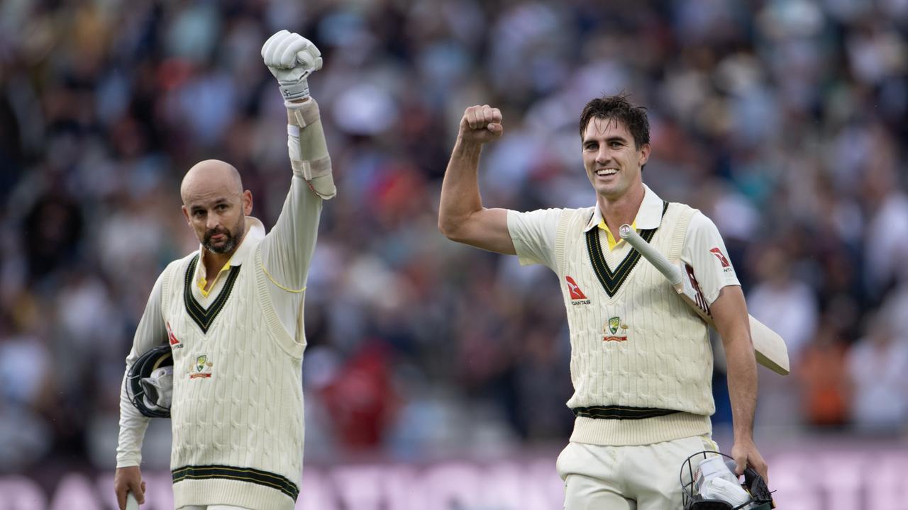 Cummins and Nathan Lyon were the heroes of the first Test victory at Edgbaston. (Photo by Visionhaus/Getty Images)