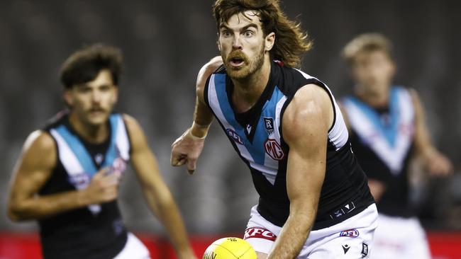 Scott Lycett will play for Port Adelaide this week. Picture: Daniel Pockett/Getty Images