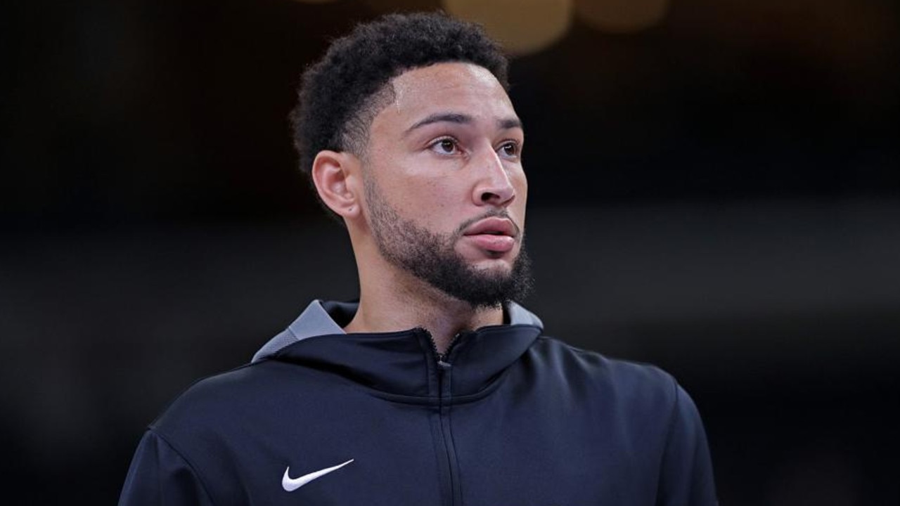MEMPHIS, TENNESSEE - OCTOBER 24: Ben Simmons #10 of the Brooklyn Nets warms up before the game against the Memphis Grizzlies at FedExForum on October 24, 2022 in Memphis, Tennessee. NOTE TO USER: User expressly acknowledges and agrees that, by downloading and or using this photograph, User is consenting to the terms and conditions of the Getty Images License Agreement. (Photo by Justin Ford/Getty Images)