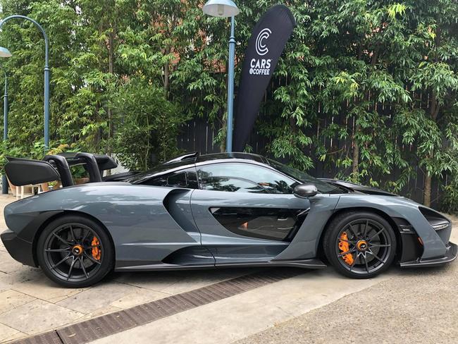 A "super car" parked at The Newport during the Cars and Coffee event. Picture: Facebook 