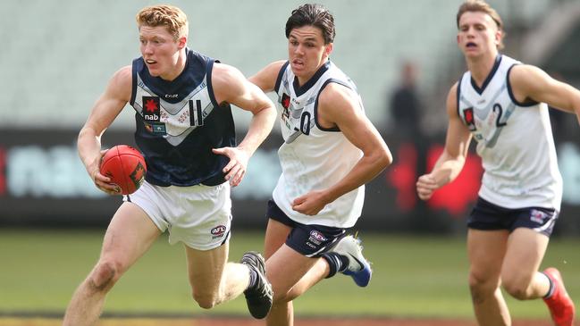 Matthew Rowell runs the ball during the U18 national championships. Pic: Getty Images