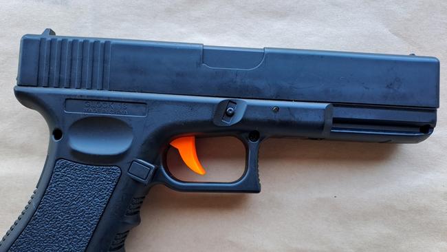 A gun allegedly seized during the East Branxton search warrant. Picture: NSW Police.