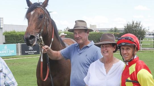 Trainer Rod Northam is hoping his bargain buy Splash Of Steel can take down his high-priced rivals on debut at Rosehill. Picture: Bradley Photos