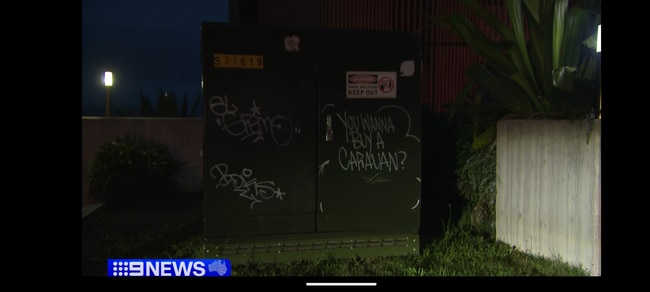 Anti-Semitic graffiti in Vaucluse.