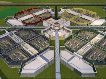 An artist’s impression of the Hunter Correctional Centre at Cessnock,