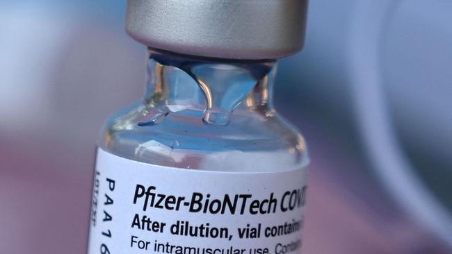 Pfizer-BioNTech Covid-19 vaccine has come under scrutiny for its very rare side effects. (Photo by Robyn Beck / AFP)