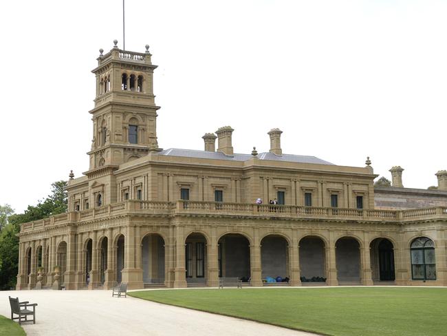 Historic Werribee Mansion, built in the 1870s.