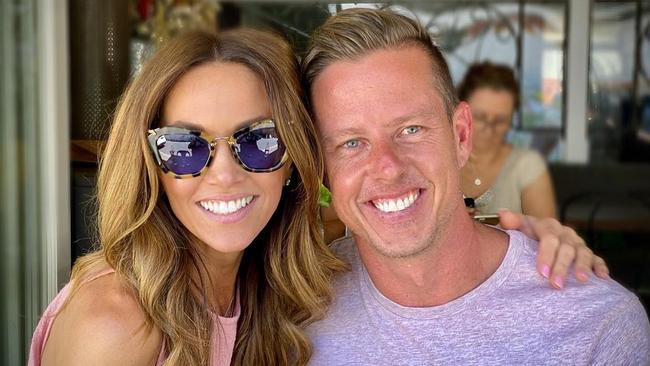 Kyly Clarke and James Courtney started dating about six weeks ago. Picture: Instagram