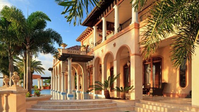 The Mediterranean-style home was inspired by Lake Como, Nice and Monaco.