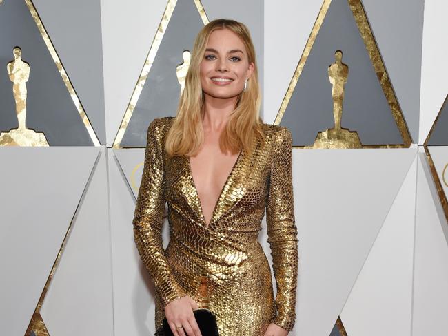 Margot Robbie was papped wearing Zulu and Zephyr during an Oscars rehearsal. Picture: Ethan Miller/Getty Images