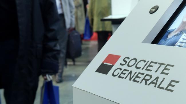 Societe Generale is one of three banks pursuing Forum and its founder Bill Papas in court. Picture: AFP