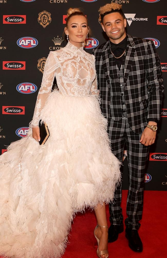 Jason Johannisen turned heads for all the wrong reasons at last year’s Brownlow. Picture: Quinn Rooney