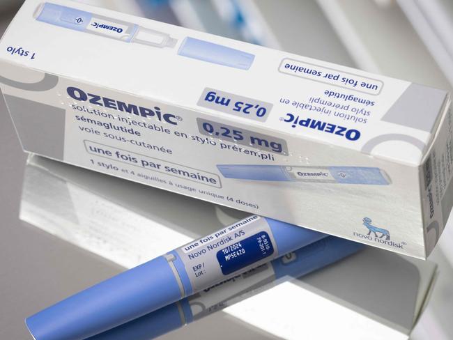 This photograph taken on February 23, 2023, in Paris, shows the anti-diabetic medication "Ozempic" (semaglutide) made by Danish pharmaceutical company "Novo Nordisk". - On TikTok, the hashtag "#Ozempic" has reached more than 500 million views: this anti-diabetic medication is trending on the social network for its' slimming properties, a phenomenon that is causing supply shortages and worrying doctors. (Photo by JOEL SAGET / AFP)