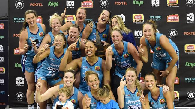 The WNBL has penned a broadcast deal with Foxtel, Kayo, and the ABC to air every game of the 2021/22 season. Picture: Ian Hitchcock/Getty Images