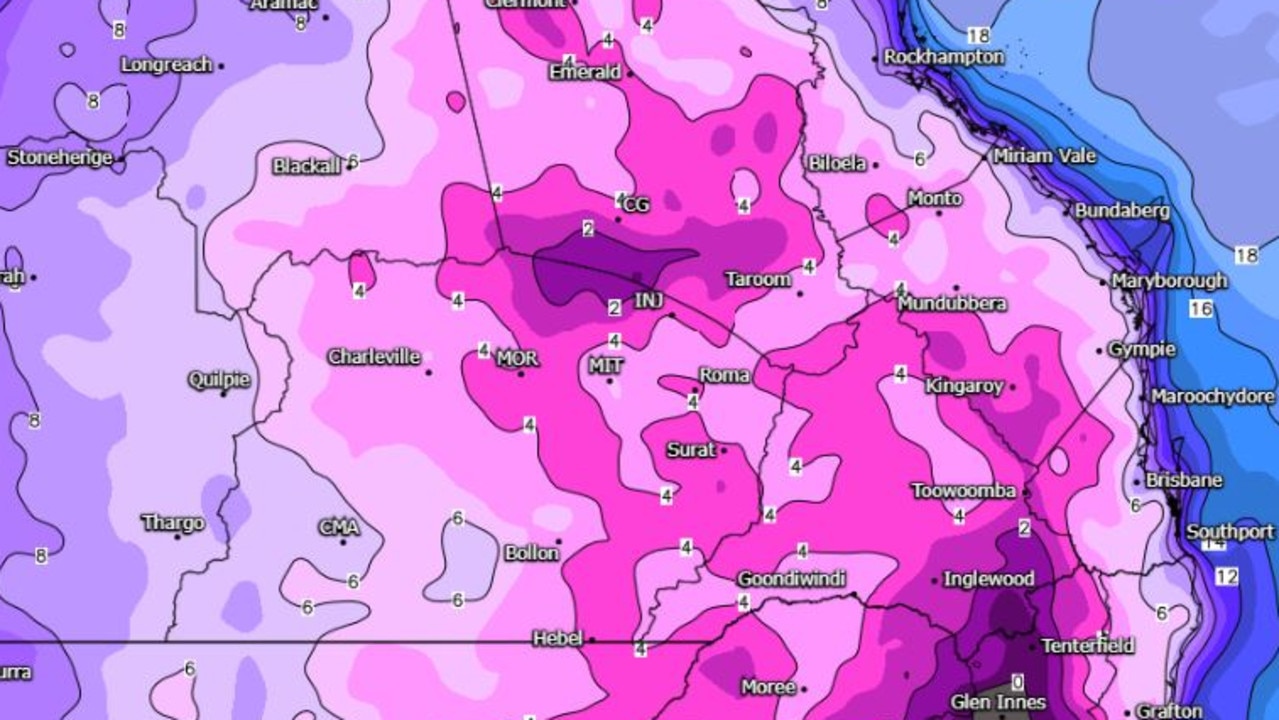 Queensland weather: Cold blast send temperatures plunging, Darling ...