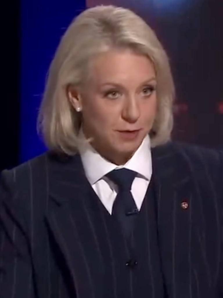 Nationals Senator Bridget McKenzie on ABC's Q&A on Monday night.